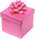 a pink gift box